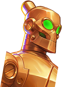 Robot character illustration