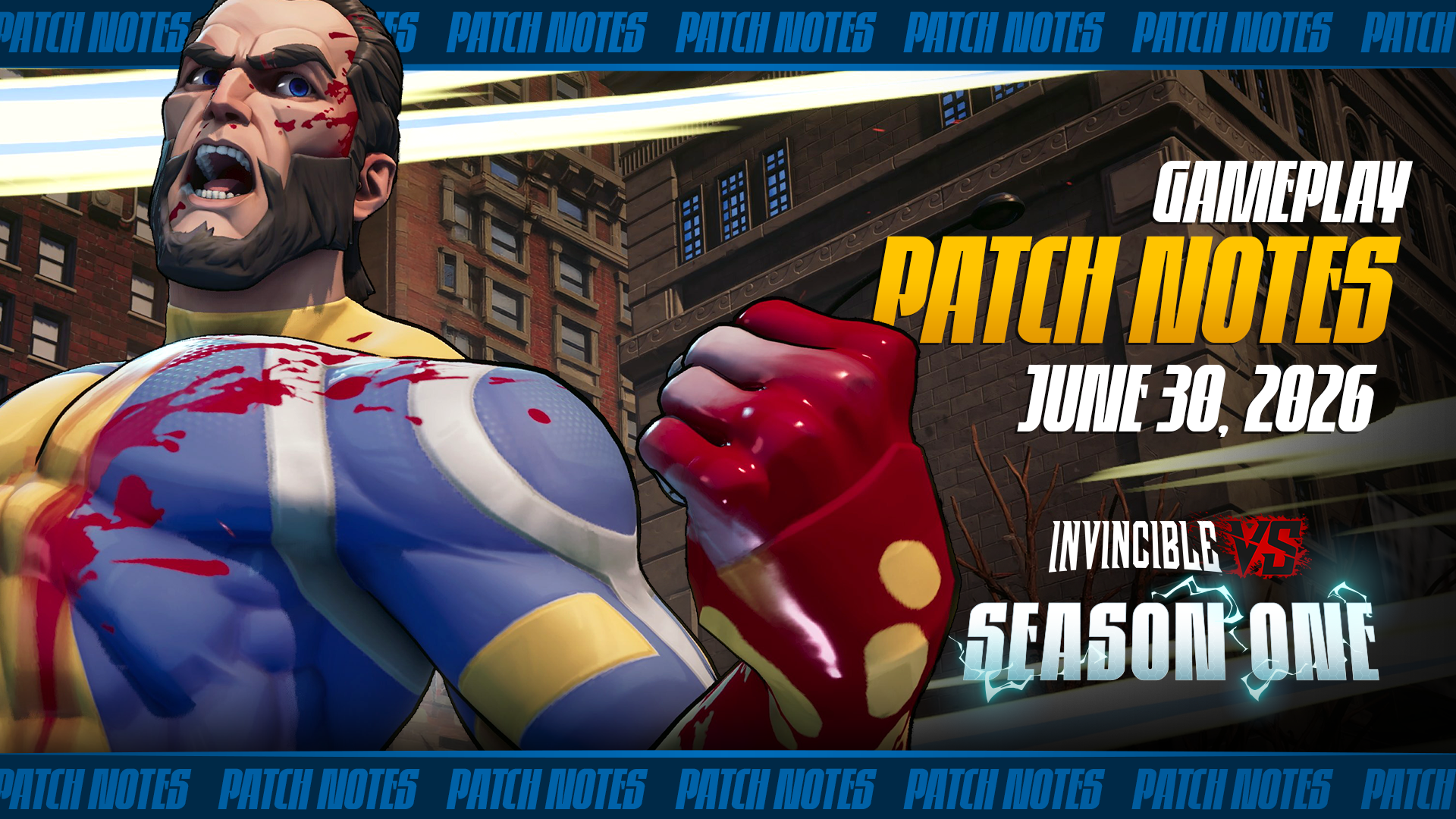 Featured image for: Invincible VS Season One Patch Notes 06.30.2026