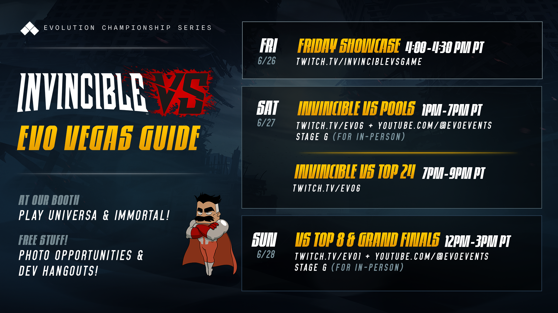 Invincible VS Season 1 Announcements Recap - Invincible VS